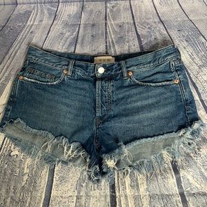 We The Free Fray Hem Cutoff Denim Shorts, 29